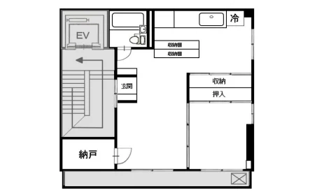 光輪ビル 6 フロア図面 5