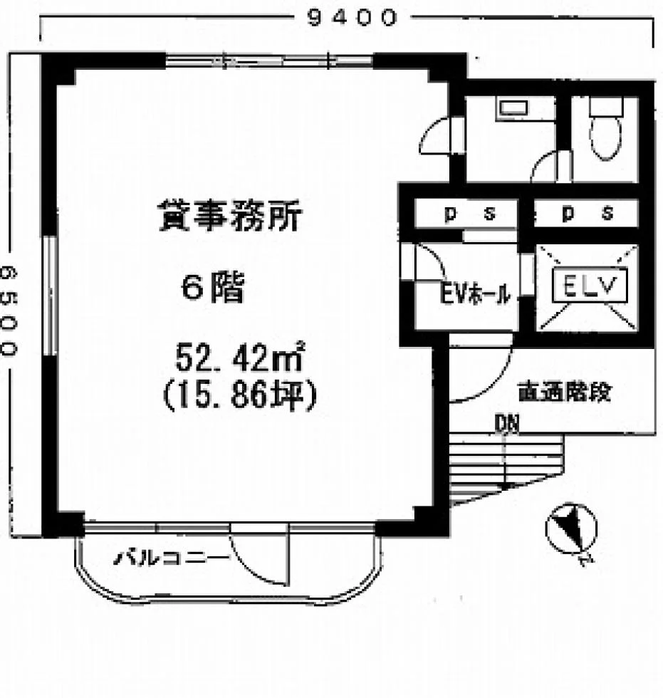 日宝新御茶ノ水ビル 6 フロア図面 6