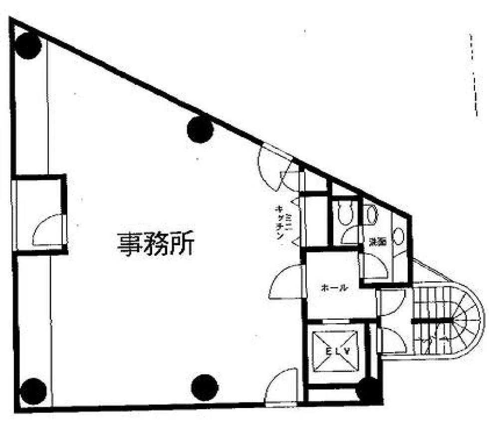神田槇町トライアングルタワーズビル 9 フロア図面 5