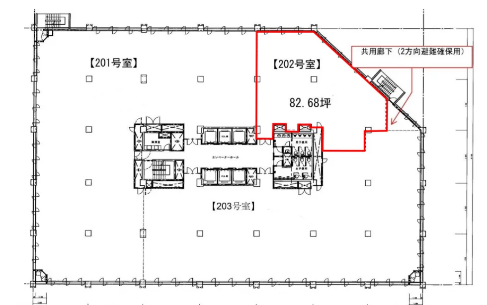 紀尾井町パークビル 2 フロア図面 6
