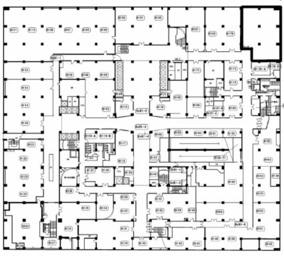 新東京ビル B1 フロア図面 9