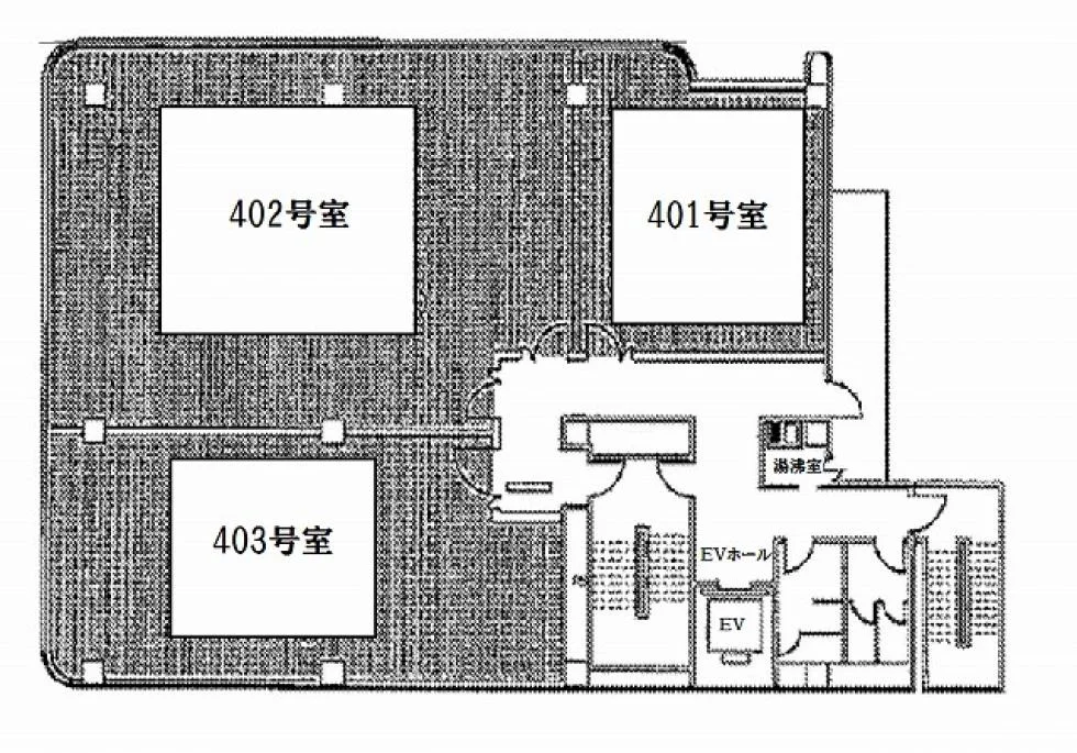 全共連ビル麹町館 4 フロア図面 7