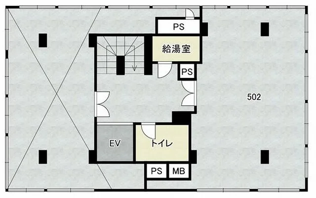 第5東ビル 5 フロア図面 10