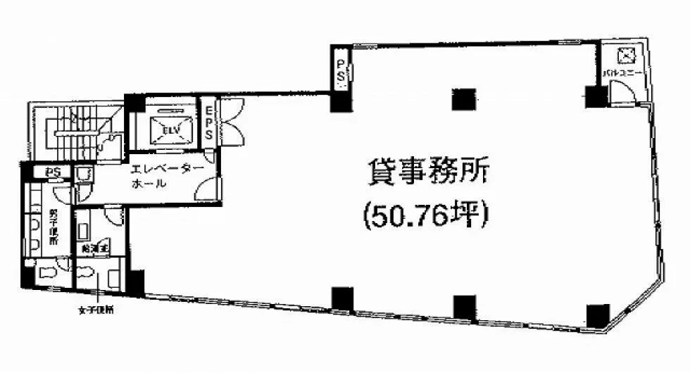 U・Yビル(UYビル) 2 フロア図面 9