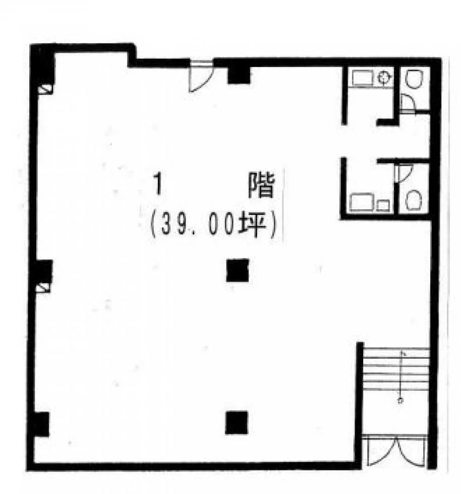 越後屋ビル 1 フロア図面 9