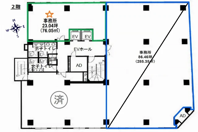 ダヴィンチ小川町 2 フロア図面 13