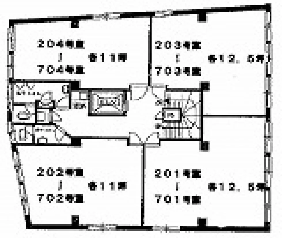 ヤマギビル 6 フロア図面 12