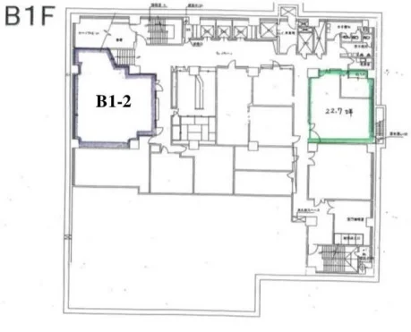 日本教育会館 B1 フロア図面 5