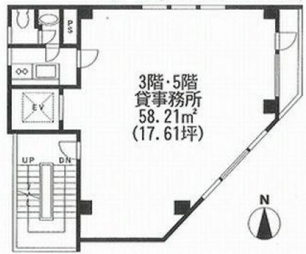 Jサンクス第1ビル 6 フロア図面 5