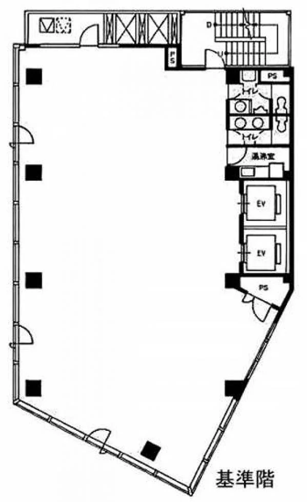 小川町メセナビル 3 フロア図面 6