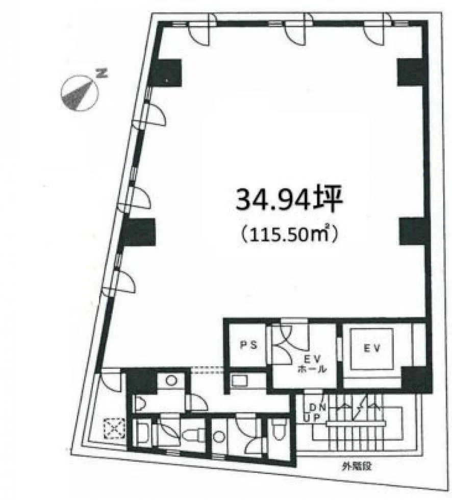 日光ビル 2 フロア図面 1