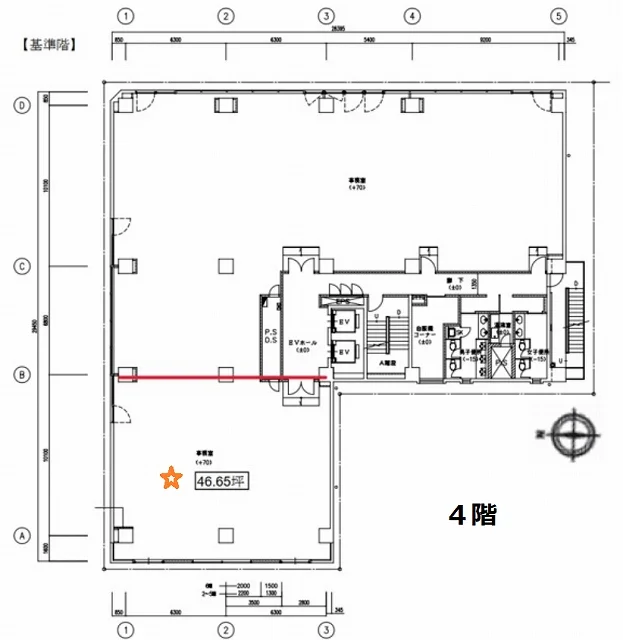 ミツワ小川町ビル 4 フロア図面 11