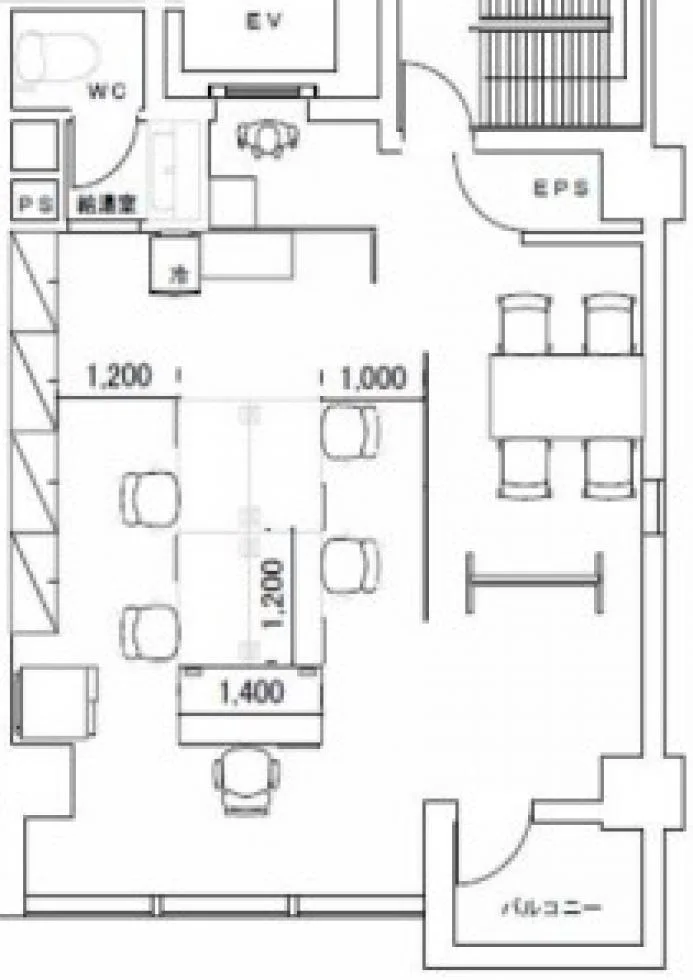 神田美倉町ビル 5 フロア図面 5