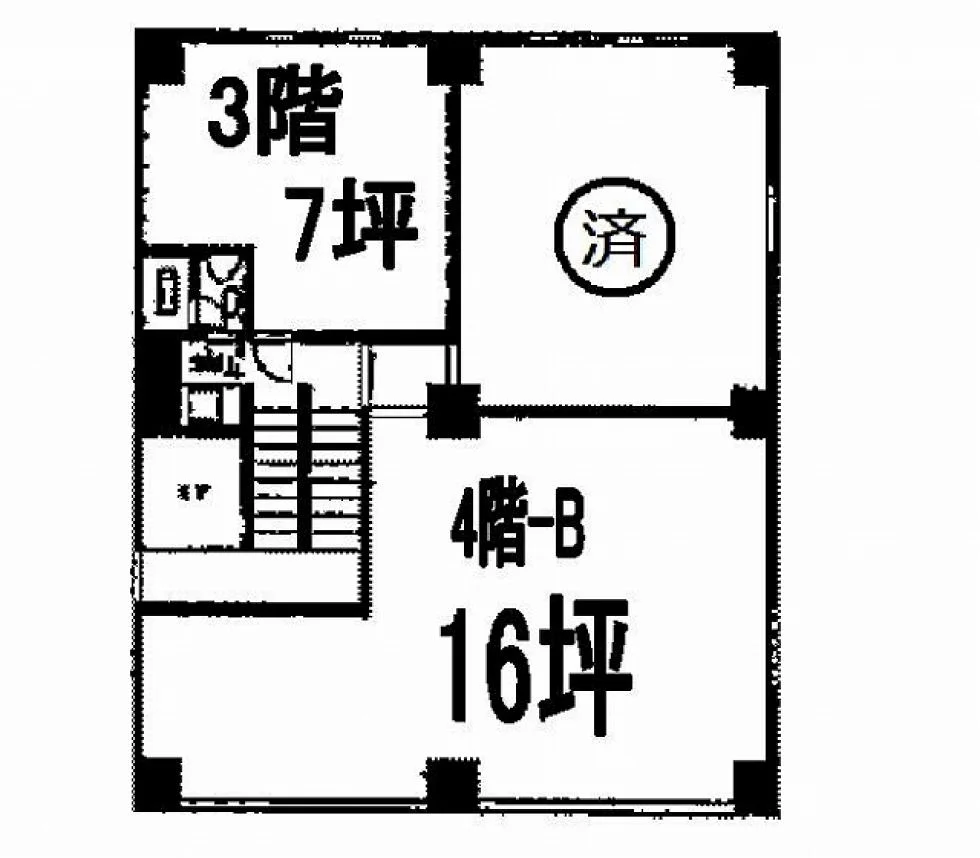 第1大丸ビル(第一大丸ビル) 3 フロア図面 9