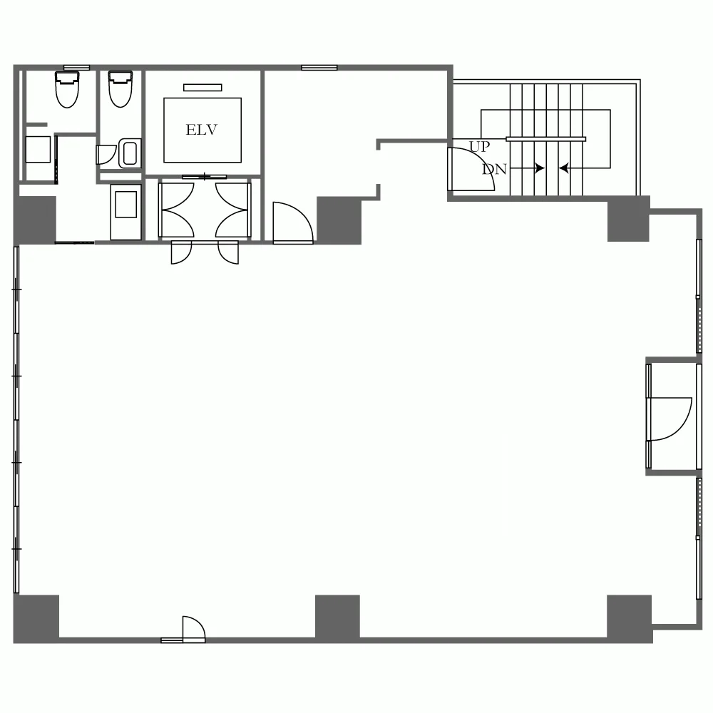 山手ビル3号館 4 フロア図面 6