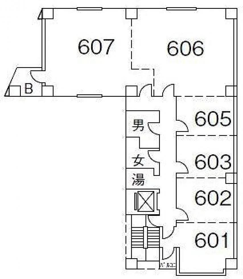 山萬ビル 6 フロア図面 8