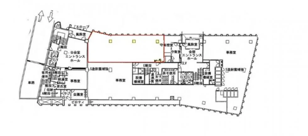 千代田会館ビル 1 フロア図面 9
