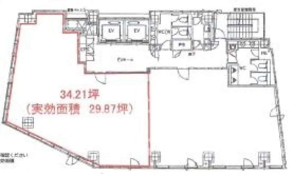 麹町市原ビル 7 フロア図面 7