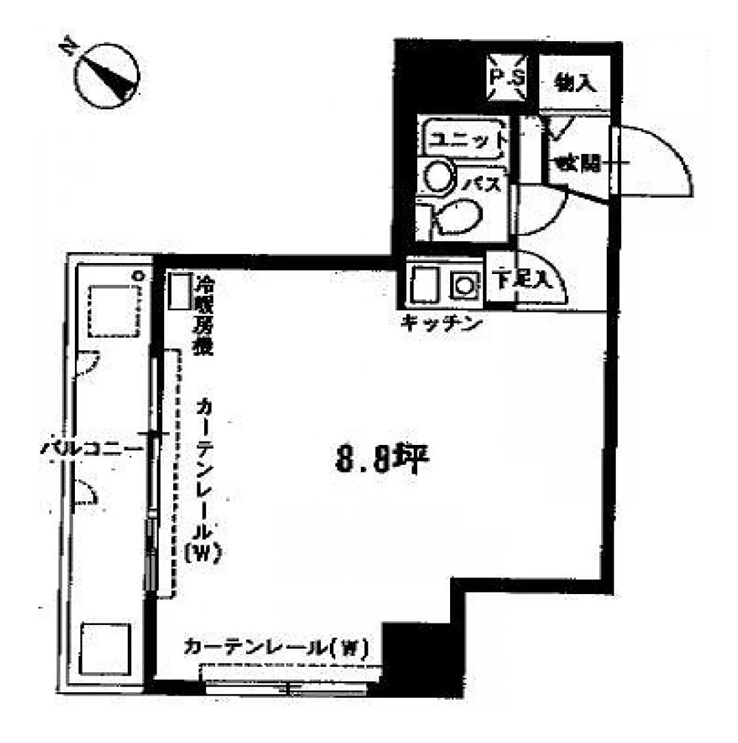ニューシティハイツ飯田橋 8 フロア図面 6