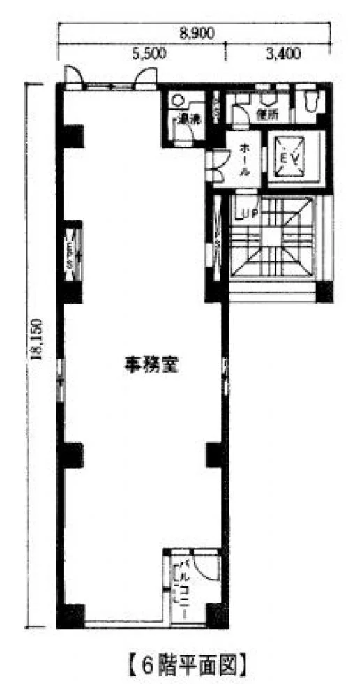 山﨑須田町ビル(山崎須田町ビル) 6 フロア図面 9
