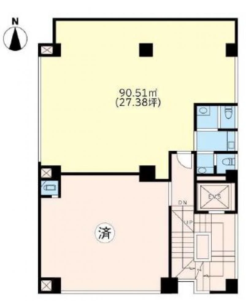 安岡ビル 2 フロア図面 4