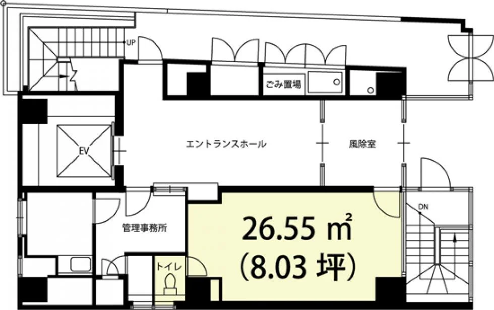 相互二番町ビルディング別館 1 フロア図面 5