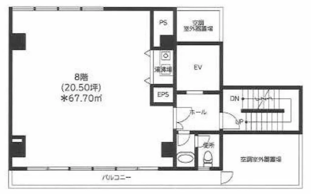 21東和ビル 8 フロア図面 9