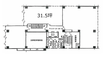 産報佐久間ビル 5 フロア図面 15