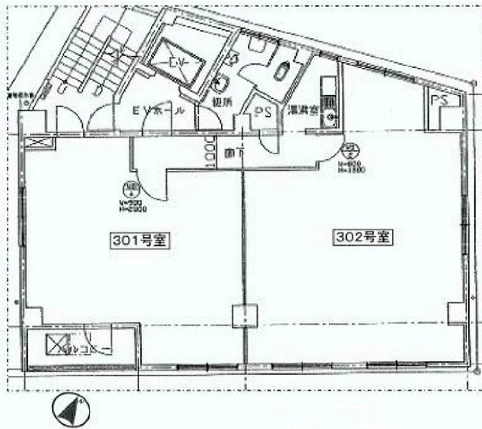 ウインド西神田ビル 5 フロア図面 8