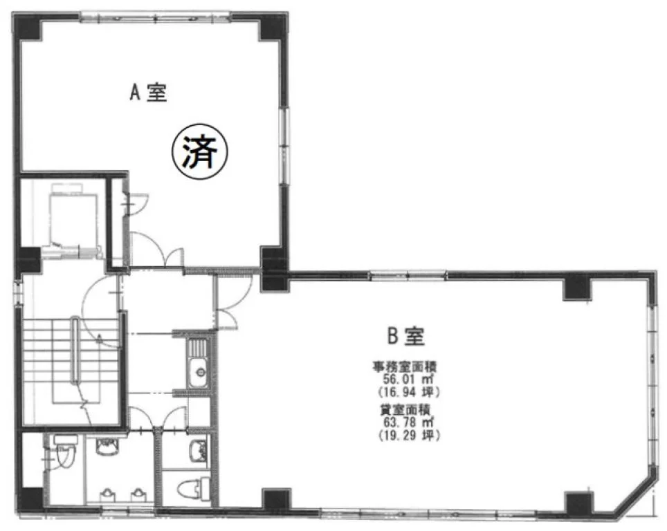 斉木第3ビル 2 フロア図面 5