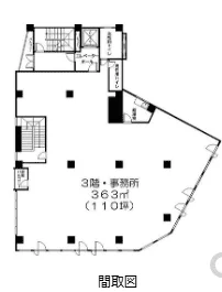 久保寺ビル 3 フロア図面 5