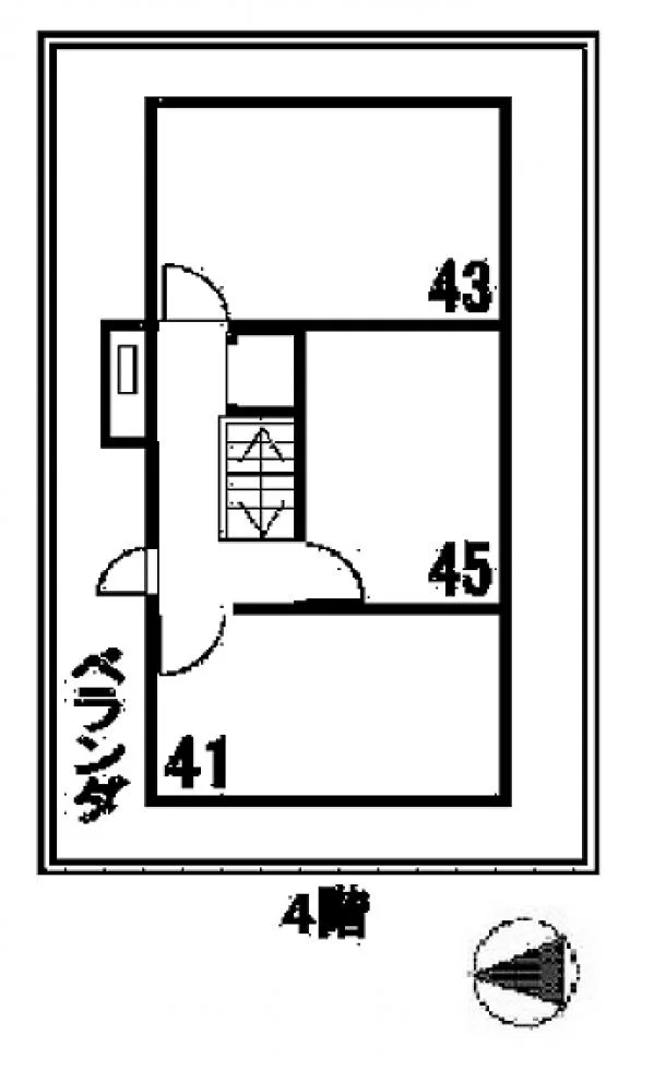 川合ビル 4 フロア図面 7