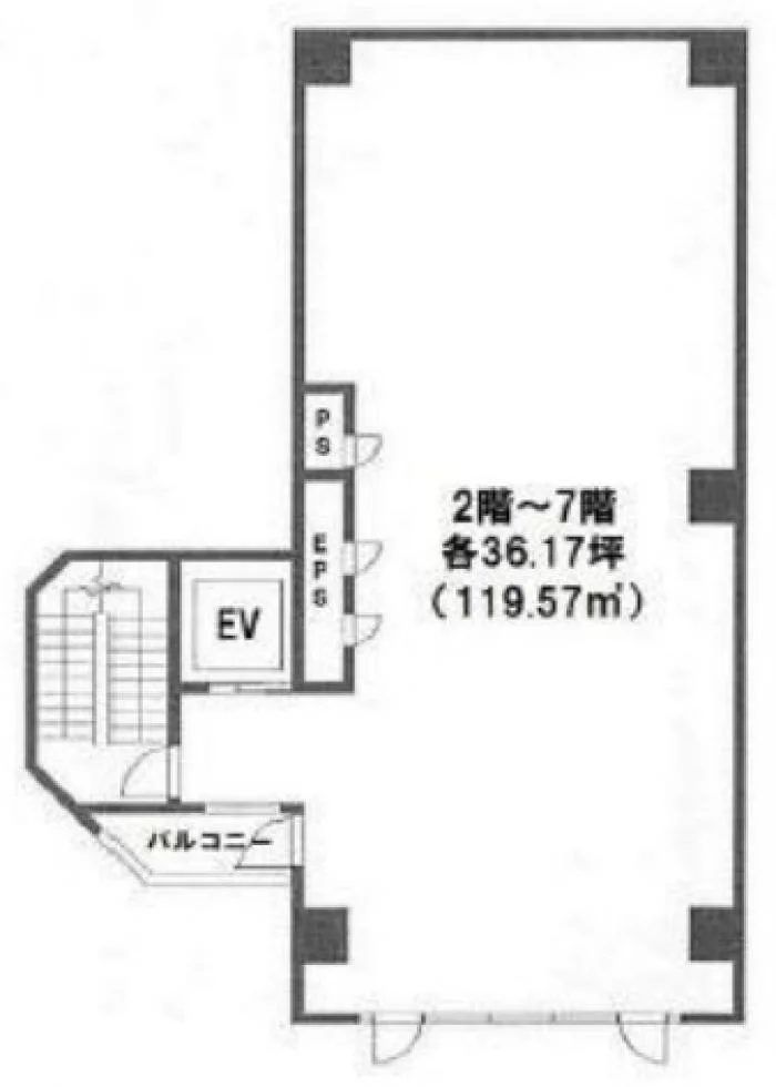 千住ビル5 7 フロア図面 5