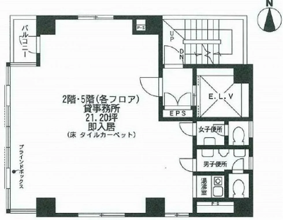 篠田ビル 5 フロア図面 9