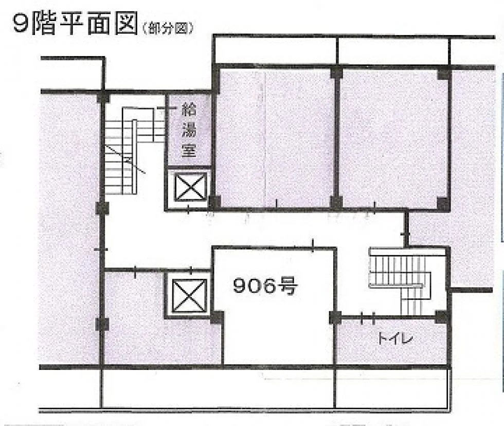水道橋西口会館 9 フロア図面 1