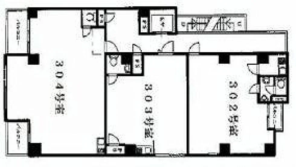 ユニオンビル工新 3 フロア図面 12
