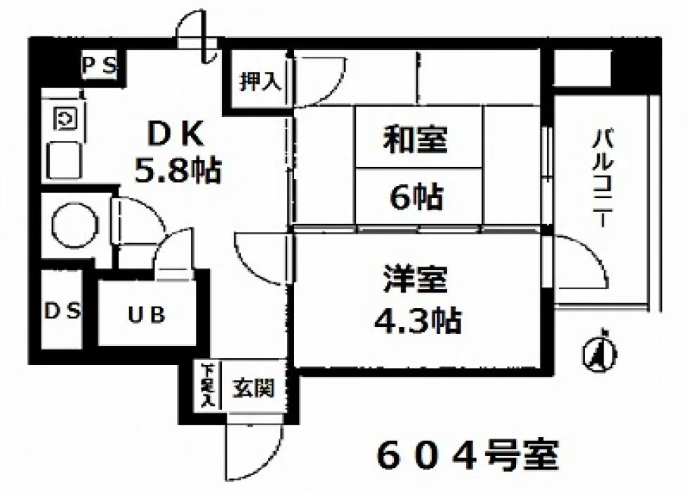 フェリス松本九段ビル 6 フロア図面 7