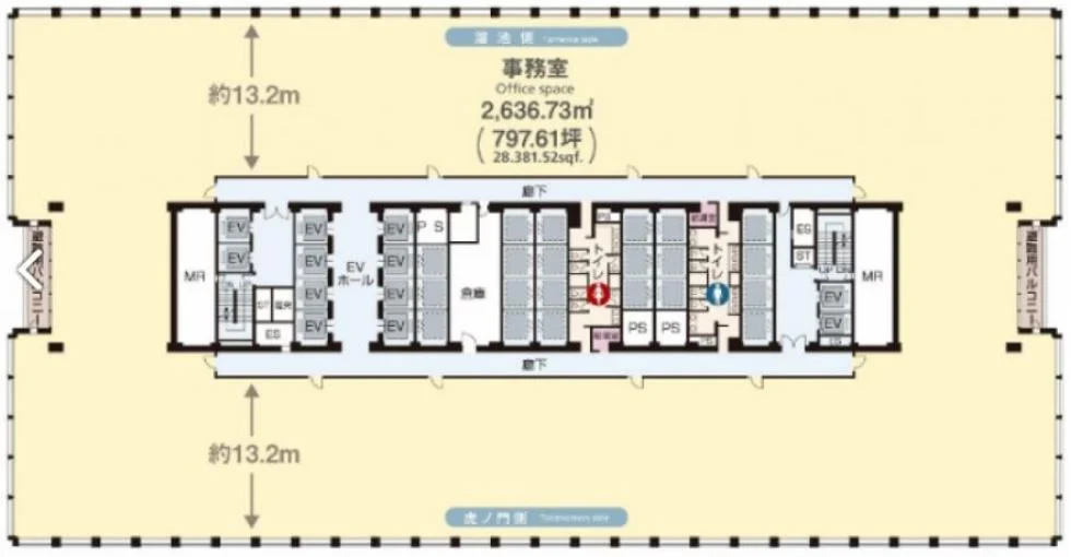 霞が関ビルディング 33 フロア図面 9