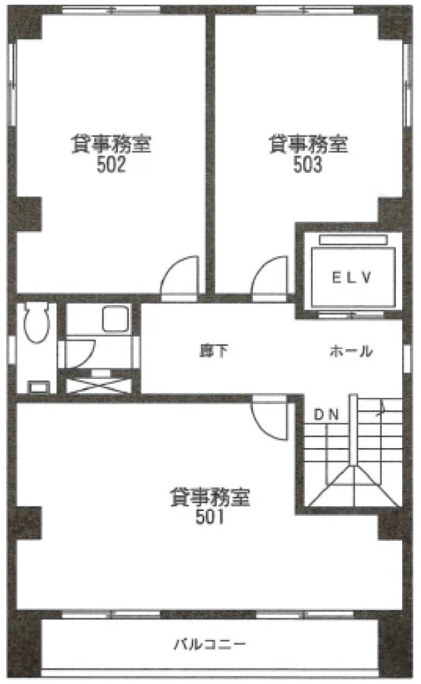 東和錦町ビル 5 フロア図面 9