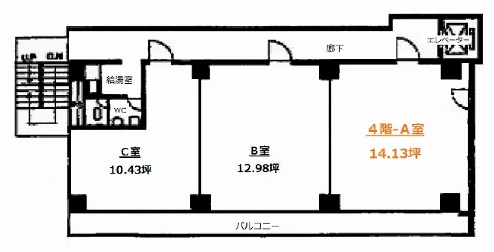 喜助九段北ビル 4 フロア図面 5