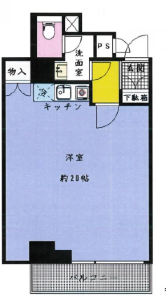 藤和半蔵門コープ 8 フロア図面 5