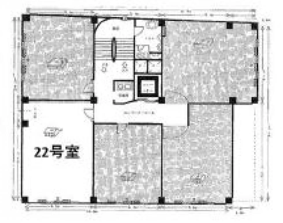 山城第3ビル 2 フロア図面 1