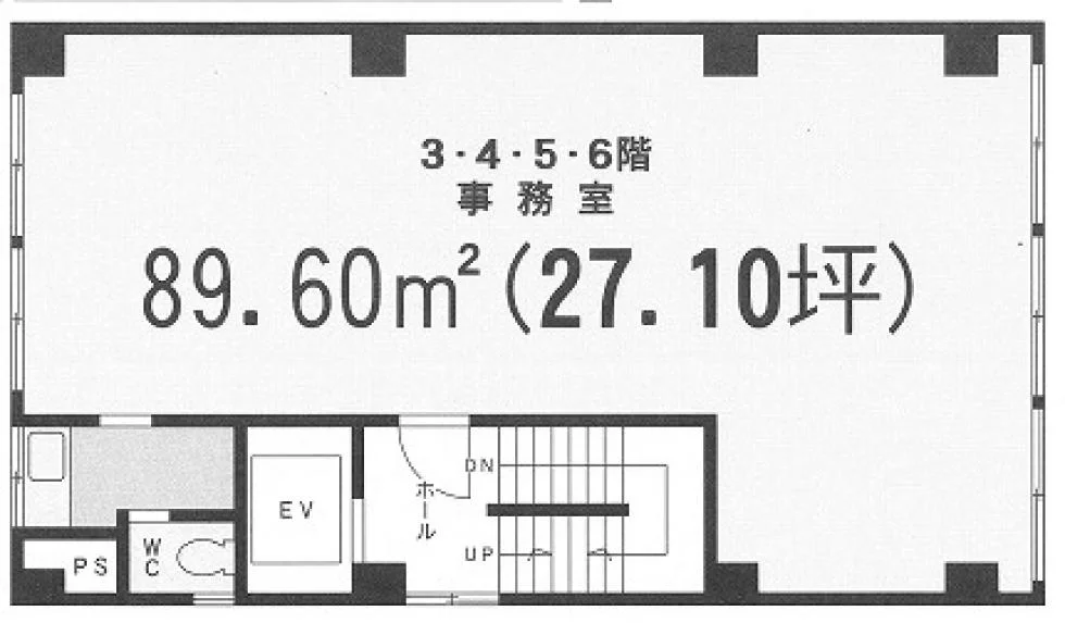宮中ビル 4 フロア図面 5