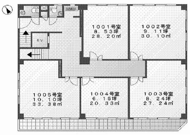 山京ビル本館 10 フロア図面 9