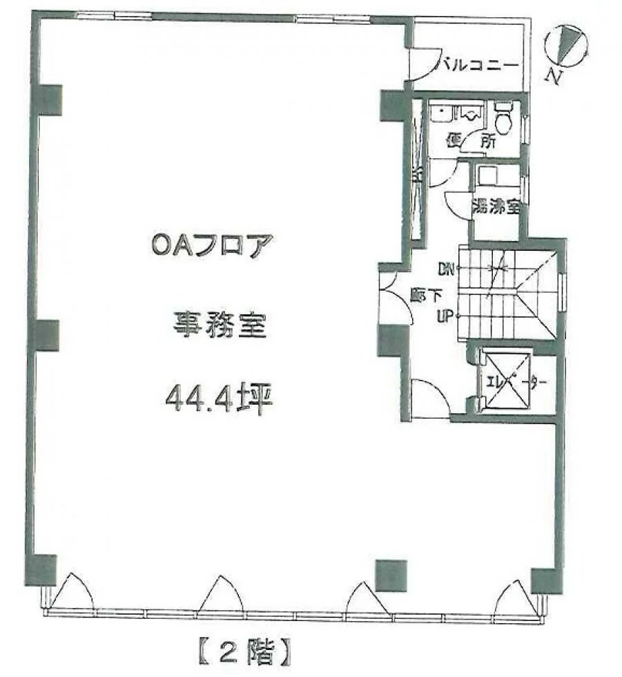 OFFICE22(Office22)ビル 2 フロア図面 9