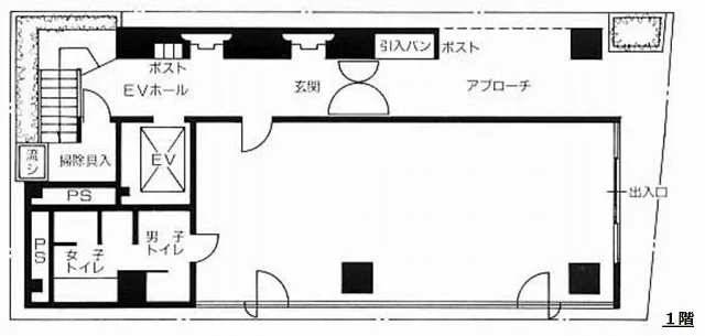 K-WINGビル 1 フロア図面 6
