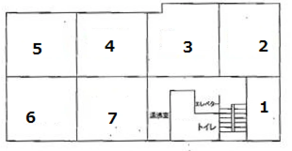 コハラビル本館 3 フロア図面 12