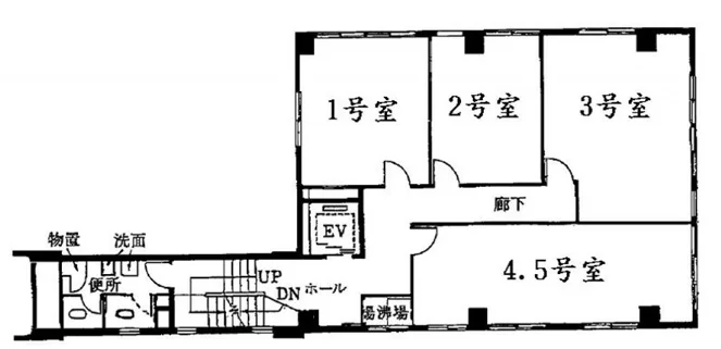 矢板ビル 3 フロア図面 9