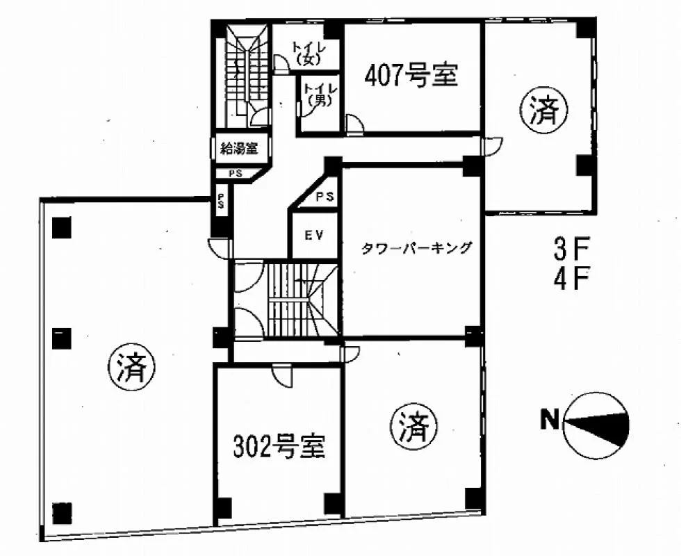 大同ビル 4 フロア図面 4