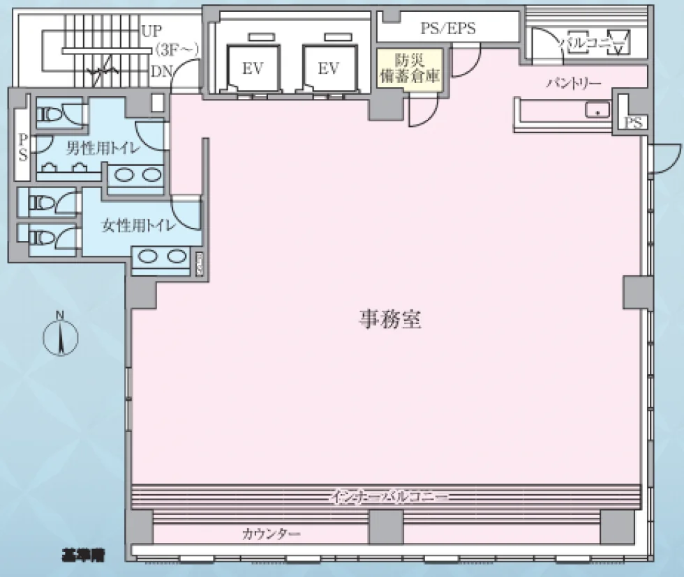 VORT秋葉原Ⅵ 3 フロア図面 4